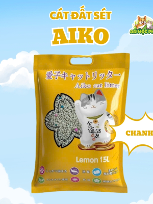 CÁT VỆ SINH CHO MÈO AIKO BENTONITE HƯƠNG CHANH- 15L