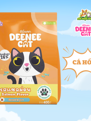 HẠT THỨC ĂN DINH DƯỠNG CHO MÈO DEENEE CAT VỊ CÁ HỒI - 400GR